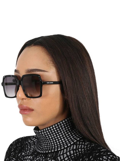 Saint Laurent Grey Gradient Square Ladies Sunglasses SL 174 001 56 - SAINT LAURENT - BALAAN 2