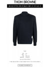 Thermal Rib Ottoman Stripe Turtleneck Navy - THOM BROWNE - BALAAN 3