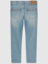 Horsebits Cotton Jeans Blue - GUCCI - BALAAN 2