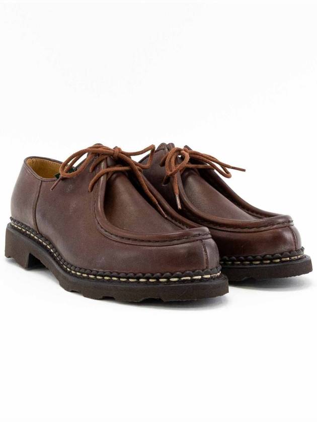 Michael Griff Leather Derby Maroon - PARABOOT - BALAAN 5