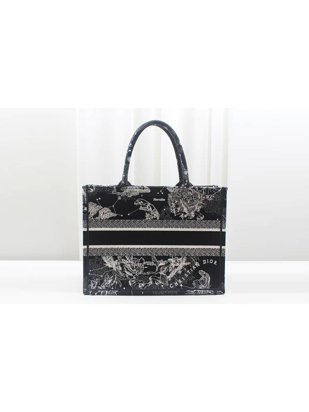 Book Tote Zodiac Black Medium M1296ZRHZ M06E - DIOR - BALAAN 5