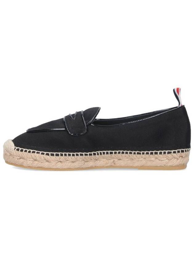 Grosgrain Varsity Penny Loafers Espadrilles Black - THOM BROWNE - BALAAN 4