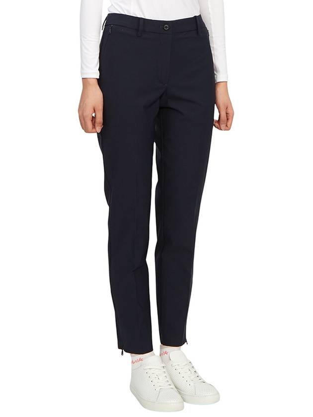 Women's Pia Striped Golf Pants Navy - J.LINDEBERG - BALAAN 4