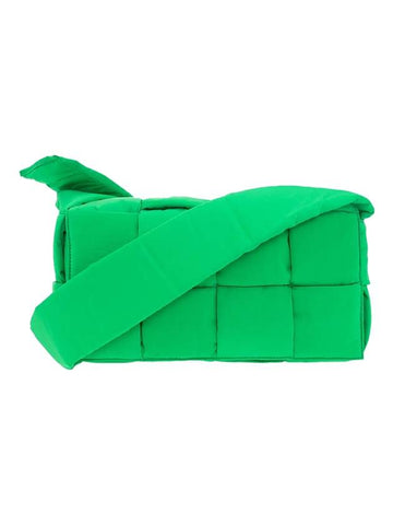 Padding Tech Medium Cassette Cross Bag Green - BOTTEGA VENETA - BALAAN.