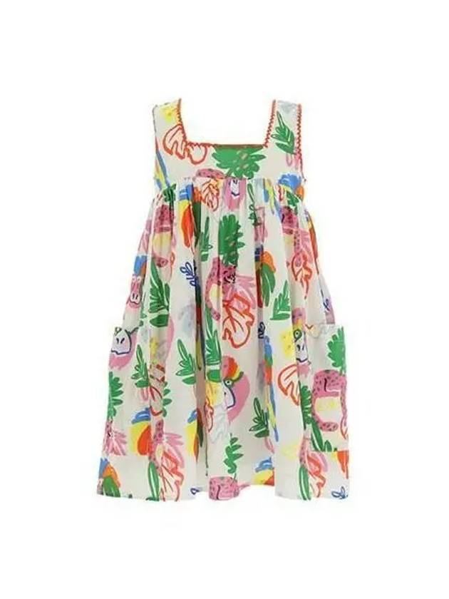 Stella McCartney Kids Illustration Print Tank Top One Piece Multi TS1E42 Z0932 - STELLA MCCARTNEY - BALAAN 1