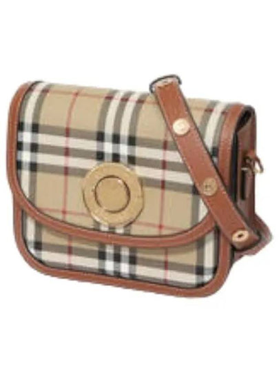 Elizabeth Check Pattern Small Cross Bag Beige - BURBERRY - BALAAN 2