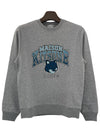 Campus Fox Regular Sweatshirt Light Grey Melange - MAISON KITSUNE - BALAAN 3