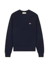 Tricolor Fox Patch Sweatshirt Dark Navy - MAISON KITSUNE - BALAAN 2