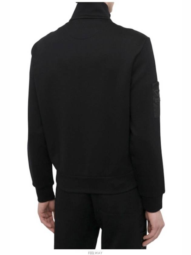 Sweatshirt With Re-Nylon Details Black - PRADA - BALAAN 4