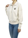 Ross Stand-Up Collar Short Cotton Sweatshirt Ecru - ISABEL MARANT - BALAAN 5