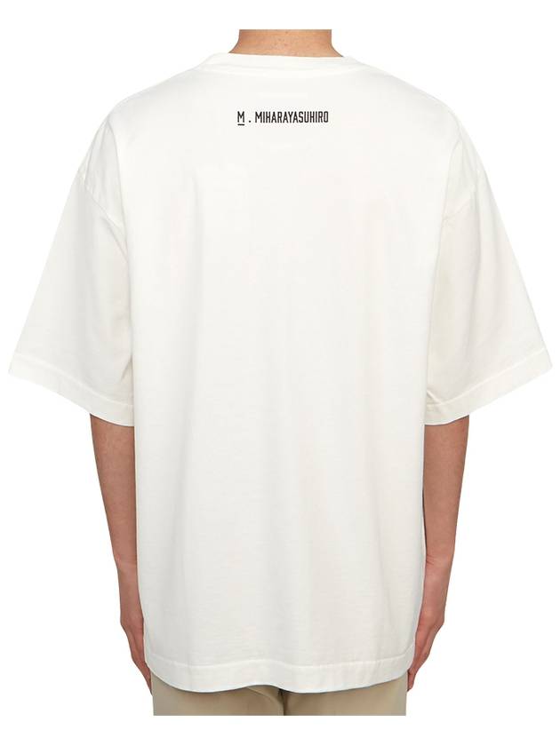 X Champion Men's Short Sleeve TShirt A11TS682 WHITE - MAISON MIHARA YASUHIRO - BALAAN 3