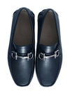 Salvatore Gancini Ornament Driving Shoes Navy - SALVATORE FERRAGAMO - BALAAN 4