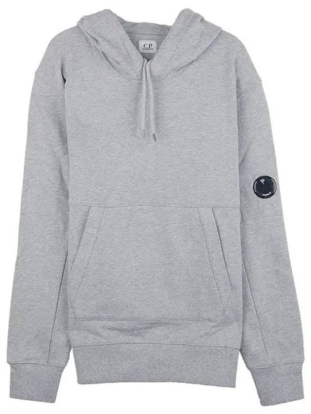 Diagonal Raised Fleece Hoodie Grey - CP COMPANY - BALAAN 3