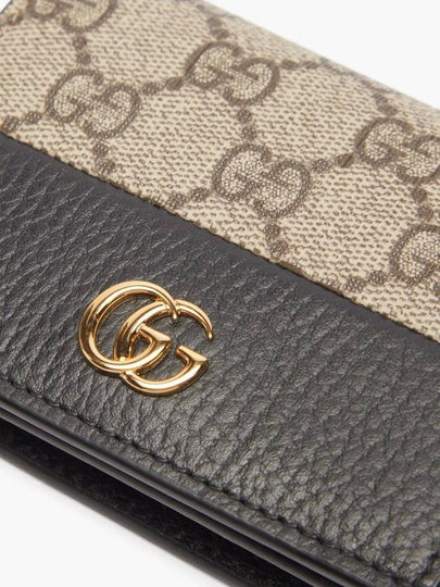 GG Marmont Logo Canvas Bifold Wallet Wallet - GUCCI - BALAAN 2