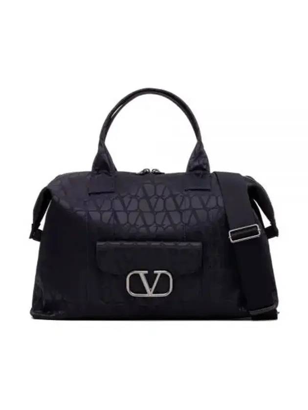 Boston Iconographe Tote Bag Black - VALENTINO - BALAAN 1