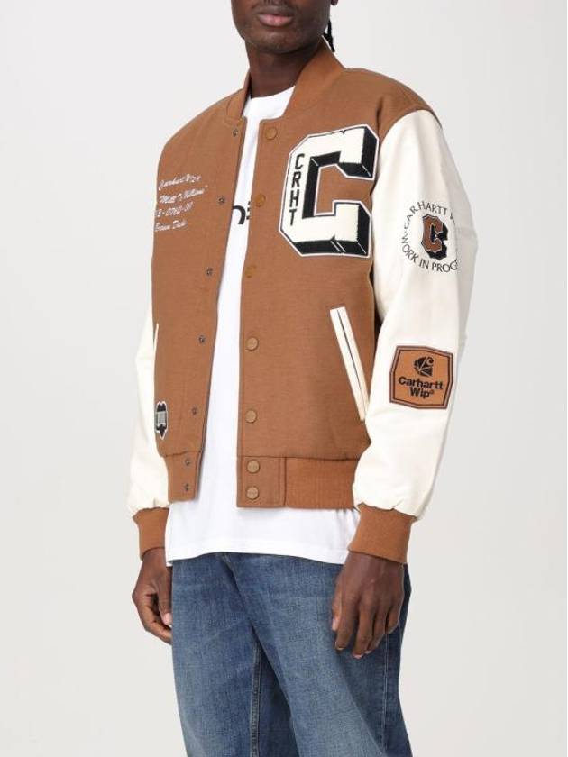 Brown Duck Bomber Jacket Brown - CARHARTT WIP - BALAAN 5