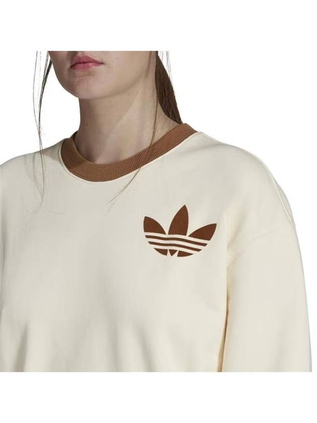 Adicolor 70s Sweatshirt Ivory - ADIDAS - BALAAN 5