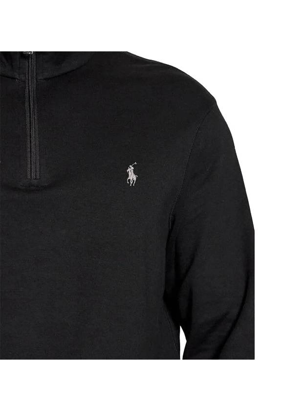 Logo Half Zip-up Sweatshirt Black - POLO RALPH LAUREN - BALAAN 4