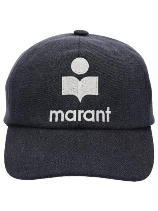 Tyrone logo ball cap dark gray hat - ISABEL MARANT - BALAAN 1