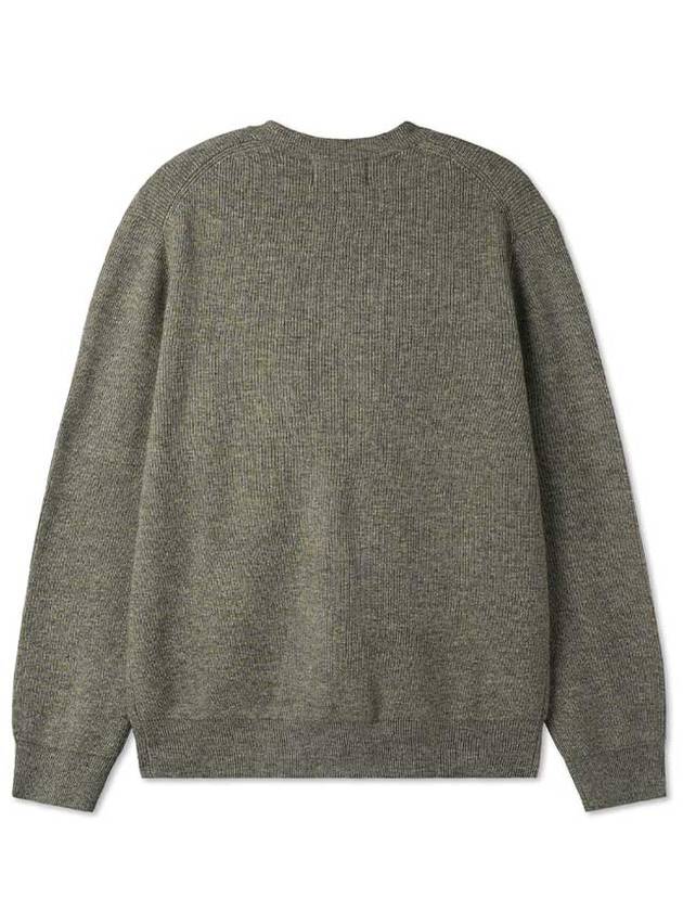 Wool blend sweater KHAKI - BLACKBROWN - BALAAN 2