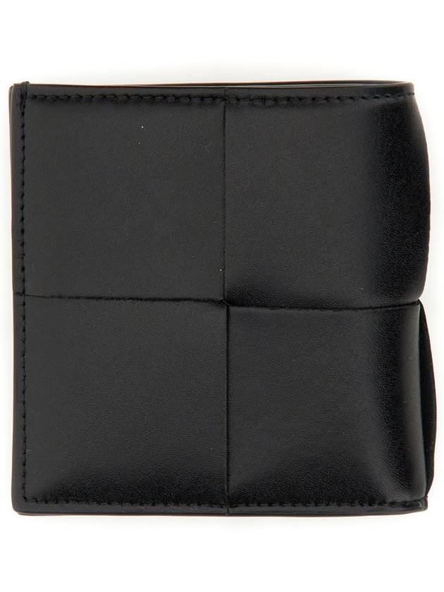 Slim Folder Half Wallet Black - BOTTEGA VENETA - BALAAN 3