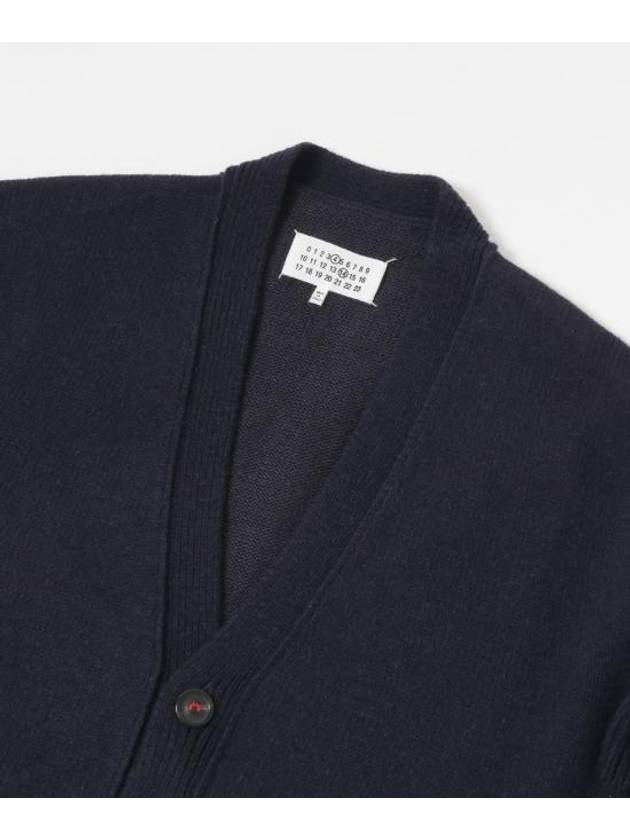 Elbow Patch Cardigan Navy - MAISON MARGIELA - BALAAN 3