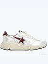 Running Leather Low Top Sneakers Silver - GOLDEN GOOSE - BALAAN 2