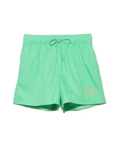 Women's Mid Rise Shorts Green - NIKE - BALAAN 1