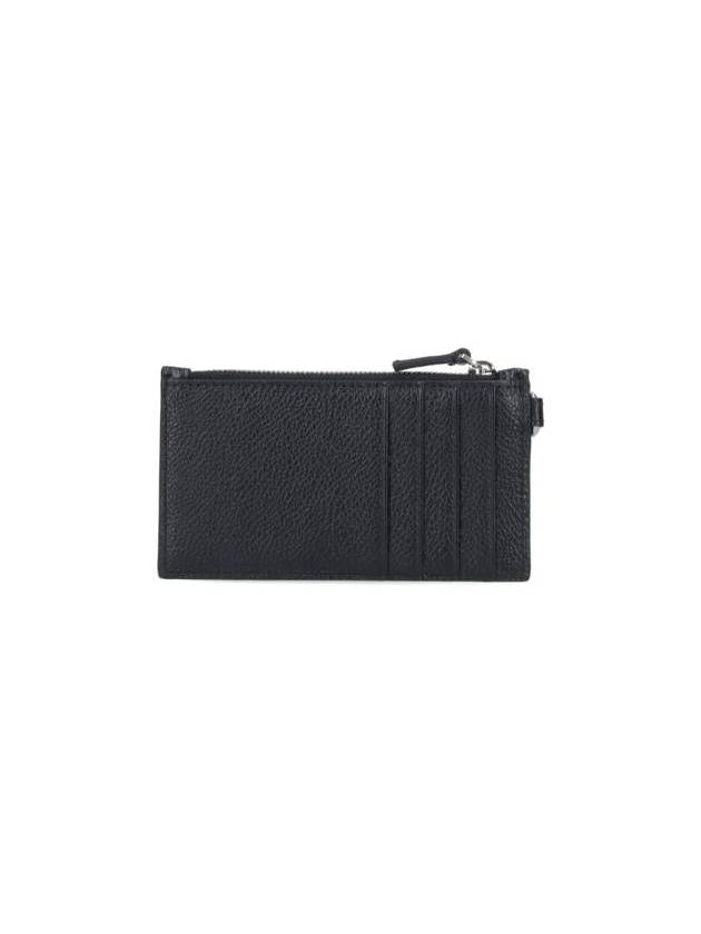 Wave Logo Strap Card Wallet Black - BALENCIAGA - BALAAN 4