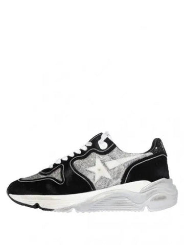 Running sole glitter leather white star women s shoes sneakers - GOLDEN GOOSE - BALAAN 1