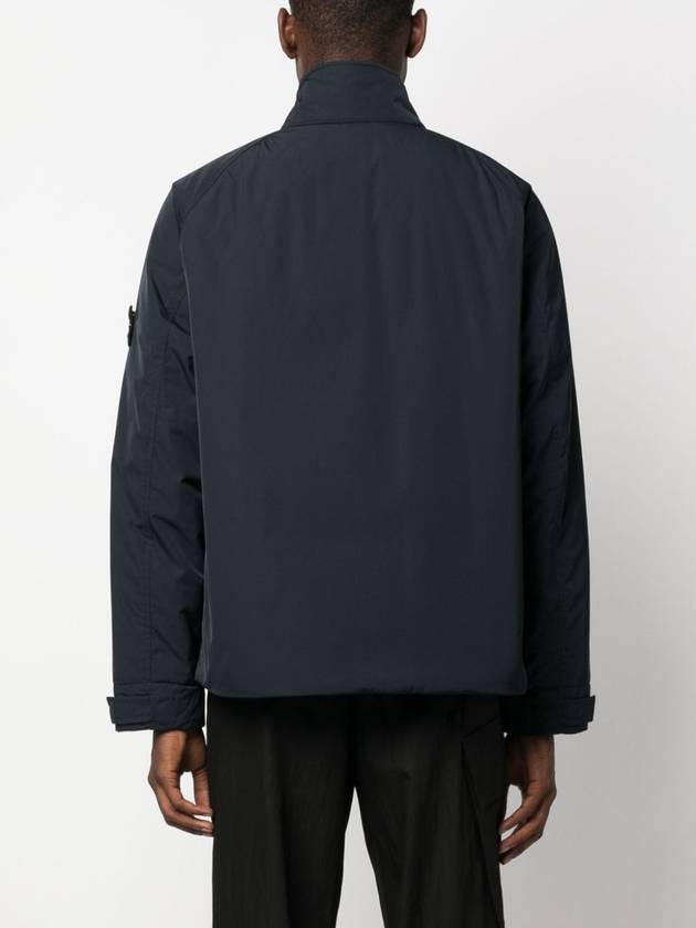 Micro Twill Pure Insulation Technology Primaloft Jacket Navy - STONE ISLAND - BALAAN 4