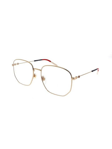 Eyewear Metal Geometric Multi-Angle Eyeglasses Metal Gold - GUCCI - BALAAN 1