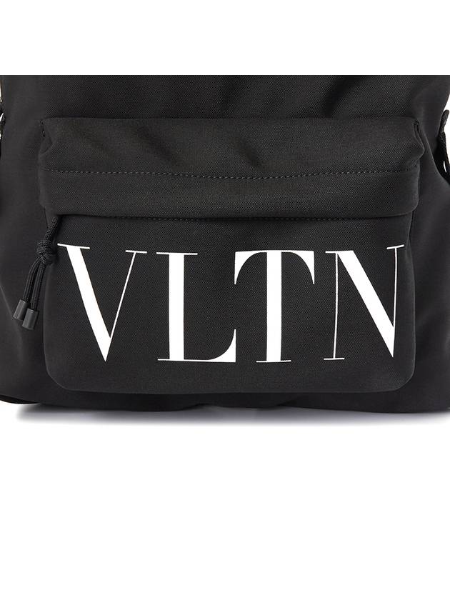 VLTN Nylon Backpack Black - VALENTINO - BALAAN 7