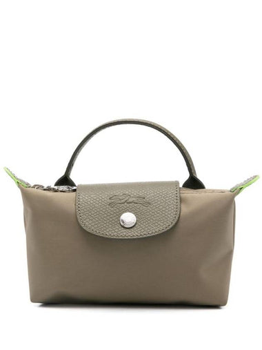 Le Pliage Green Handle Pouch Bag Artichoke - LONGCHAMP - BALAAN 1