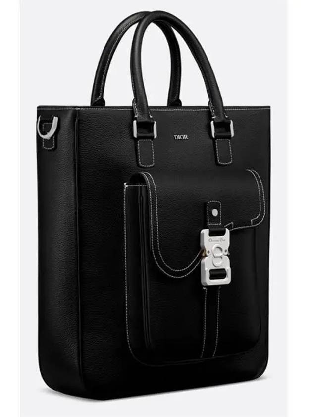 Saddle Tote Bag Black - DIOR - BALAAN 4