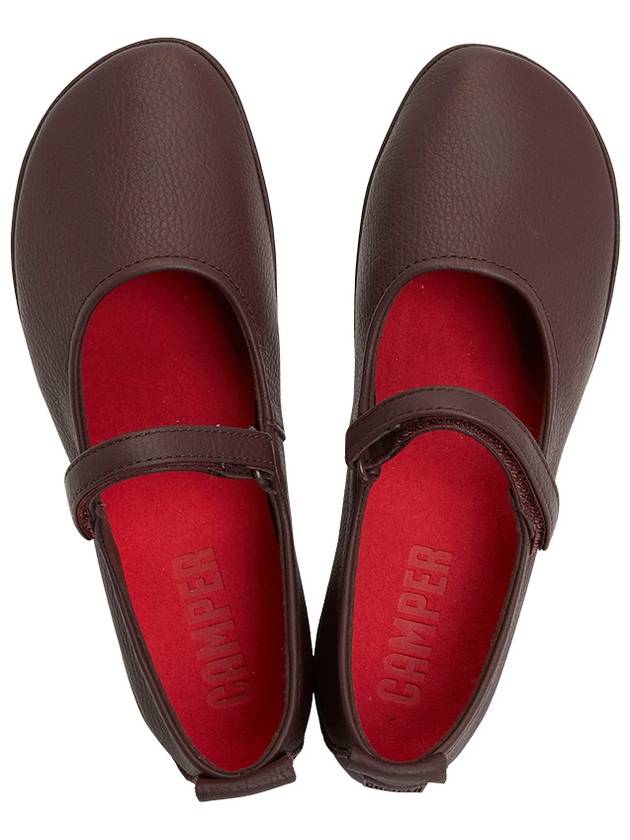 Flat Shoes K201365 023 RIGHT 0 Burgundy - CAMPER - BALAAN 3