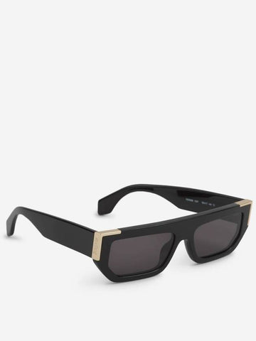 Palm Angels Golden Sunglasses - PALM ANGELS - BALAAN 1