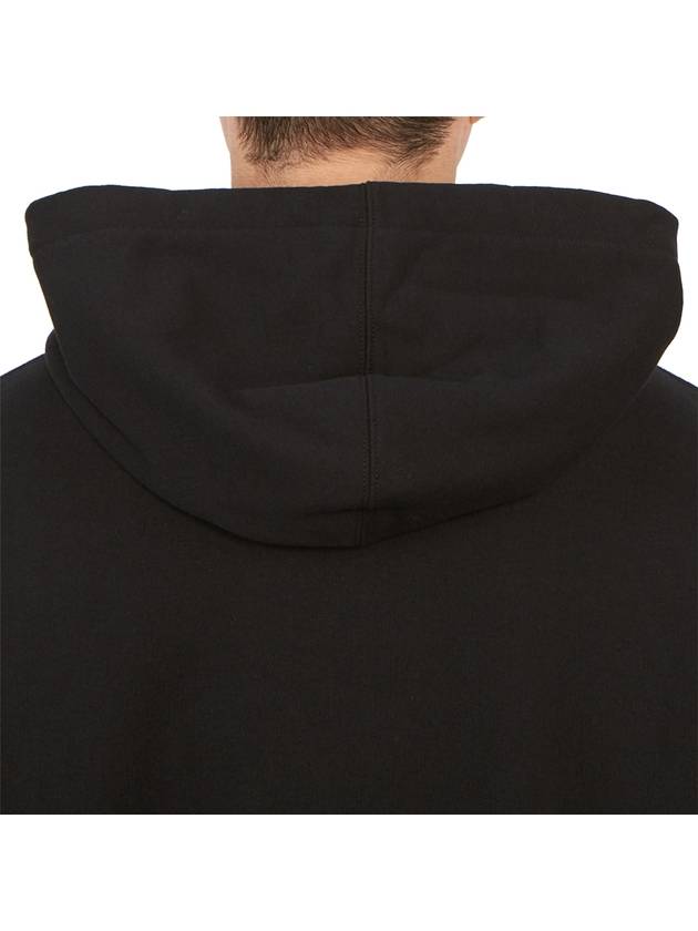 Men's Multicolor Logo Hoodie Black - GUCCI - BALAAN 8