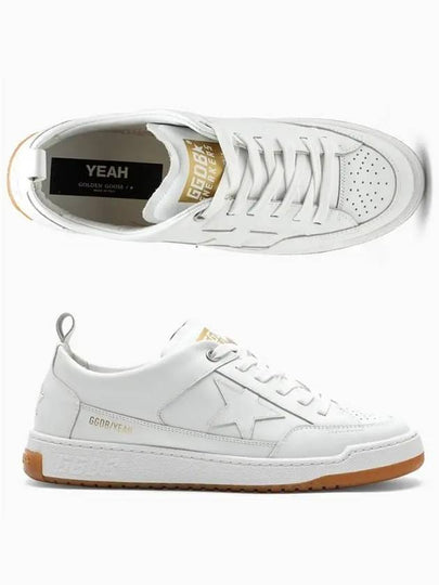 Men's Yeah Low Top Sneakers Optic White - GOLDEN GOOSE - BALAAN 2