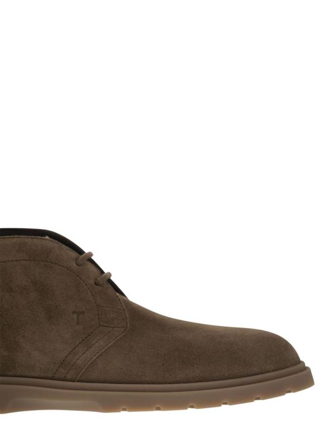 Suede Desert Winter Boots Brown - TOD'S - BALAAN 7