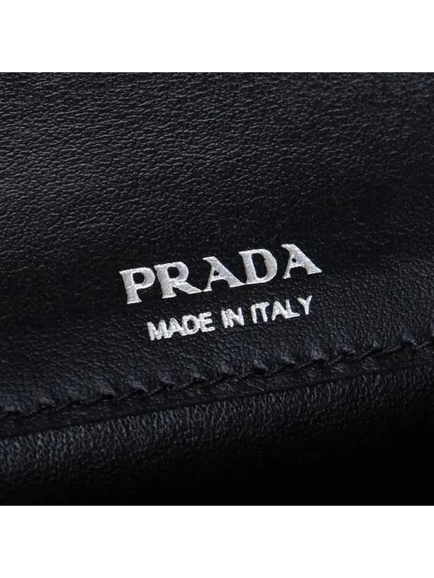 Saffiano Leather Mini Shoulder Bag Black - PRADA - BALAAN 10