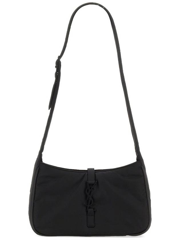 5 A 7 Regenerated Nylon Shoulder Bag Black - SAINT LAURENT - BALAAN 2