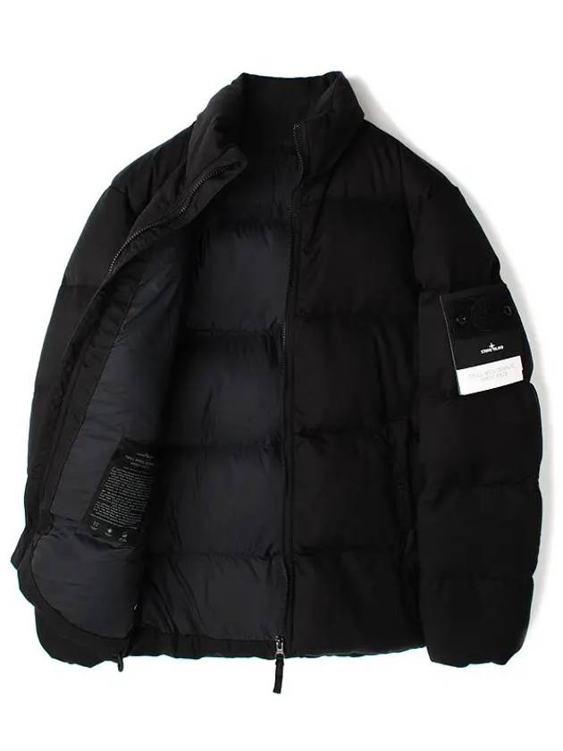 453F3 Ghost Padding Down Jacket Black - STONE ISLAND - BALAAN 8