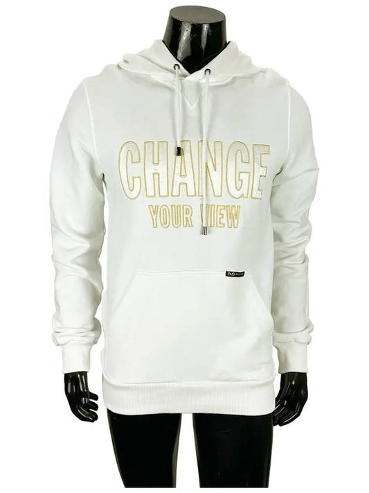 RWC001 SC108 CHANGE White Hooded Kangaroo Pocket Sweatshirt - DOLCE&GABBANA - BALAAN 2