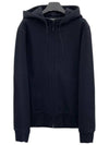 Classic Back Logo Cotton Zip-Up Hoodie Black - Y-3 - BALAAN 2