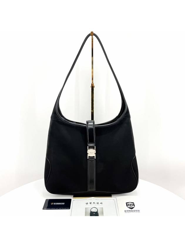 Ferragamo Gancini hobo bag shoulder black - SALVATORE FERRAGAMO - BALAAN 1