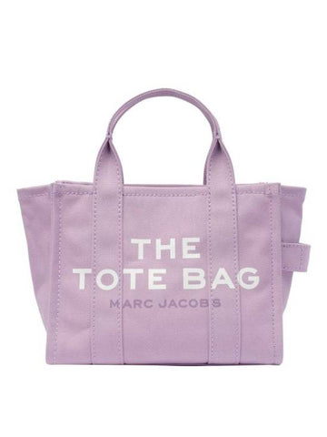 Logo Small Canvas Tote Bag Purple - MARC JACOBS - BALAAN 1