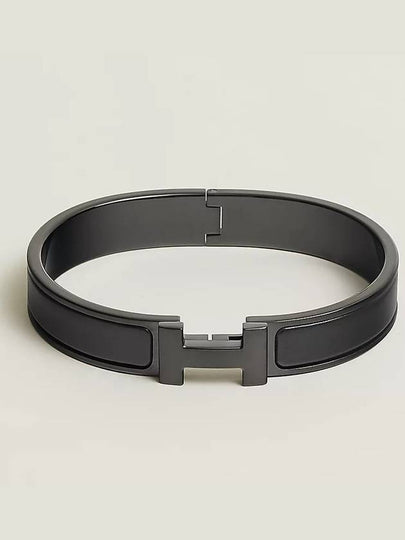 Clic HH So Bracelet Black - HERMES - BALAAN 2