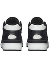 B57 High Top Sneakers Black White - DIOR - BALAAN 4