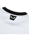 Golf Wear Brushed Round Neck Golf T-Shirt WB21FAMT04WH White - WHITEBALL - BALAAN 5